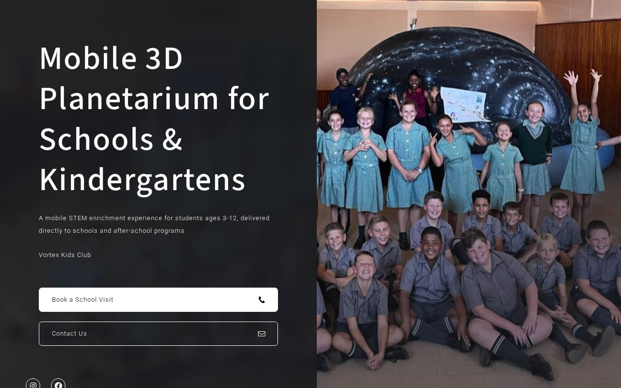 Mobile 3D Planetarium for Schools | Vortex Kids Club